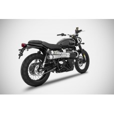 ZARD SIX DAYS Slip-on Exhaust for Triumph Street Scrambler